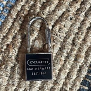 Vintage Coach Lock Keychain